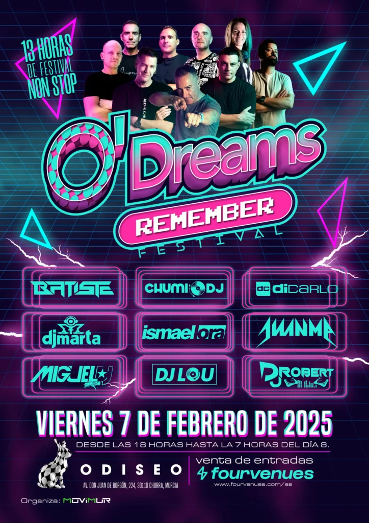 Cartel festival O'dreams